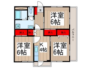 メゾン中村の物件間取画像